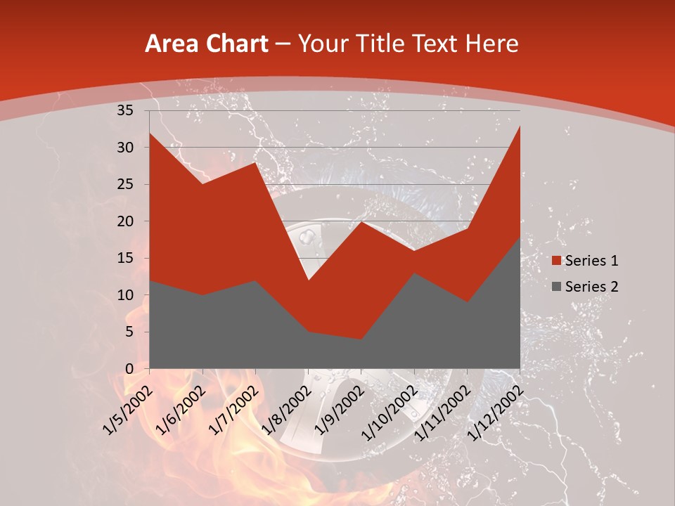 Igniting Object Fire PowerPoint Template