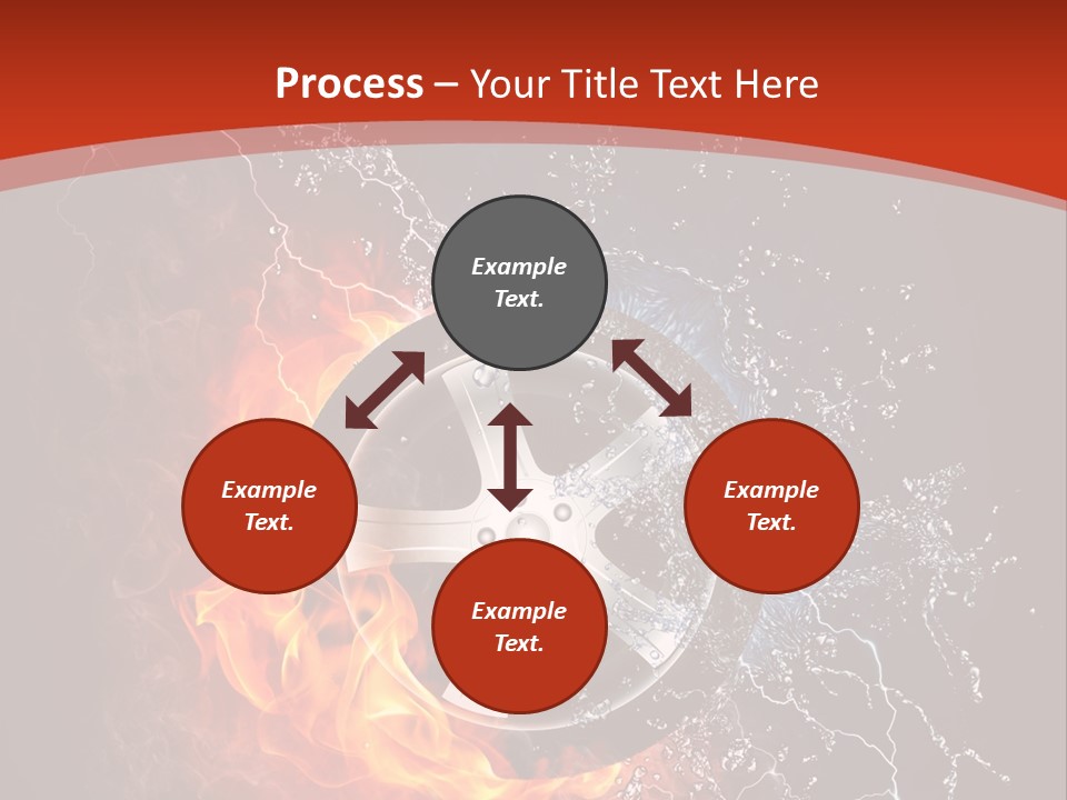 Igniting Object Fire PowerPoint Template