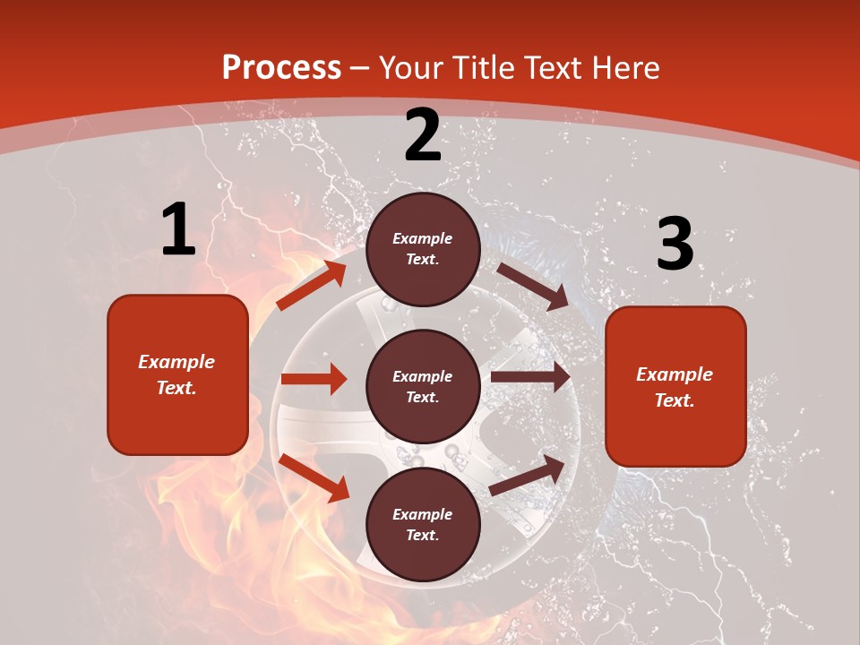 Igniting Object Fire PowerPoint Template