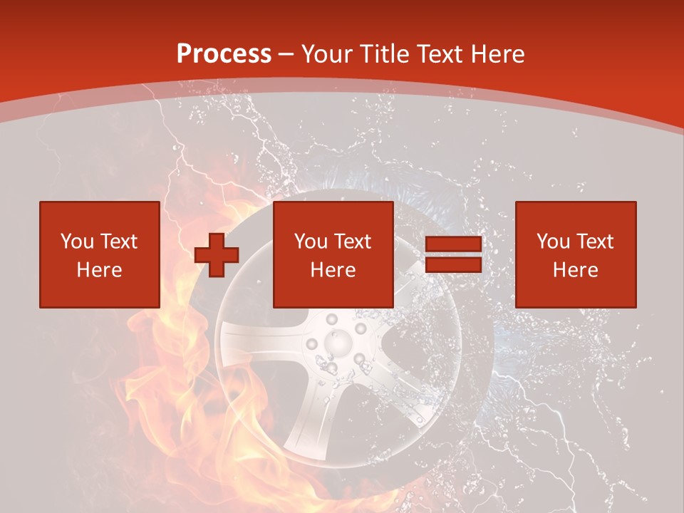 Igniting Object Fire PowerPoint Template