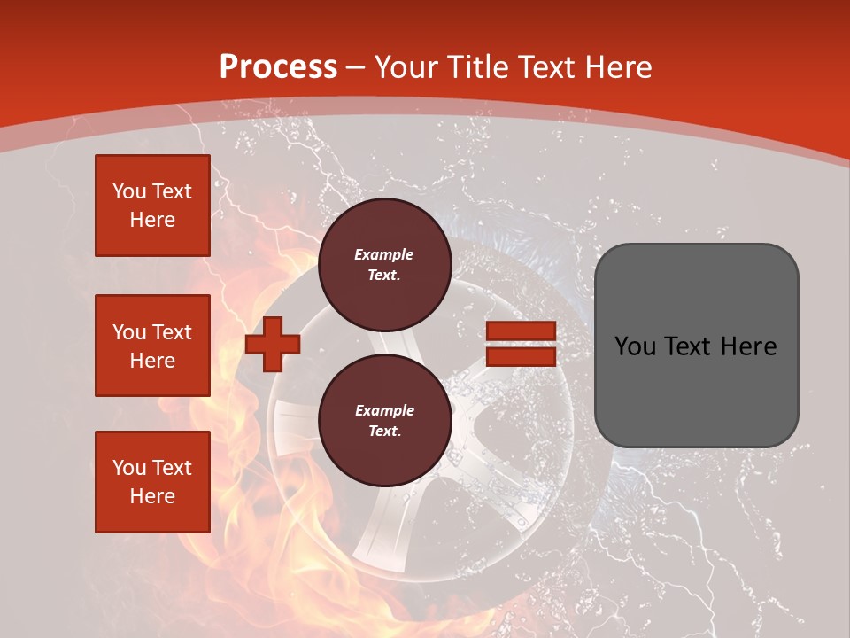 Igniting Object Fire PowerPoint Template