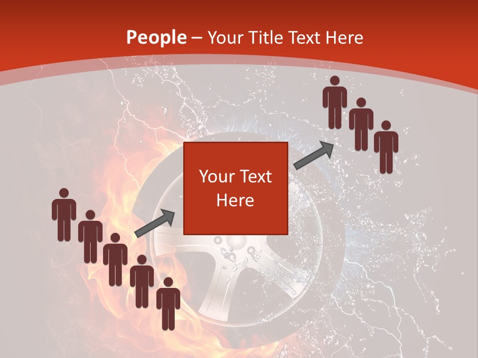 Igniting Object Fire PowerPoint Template