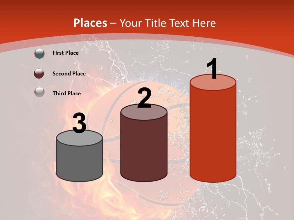 Nobody Red Liquid PowerPoint Template