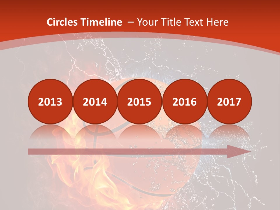 Nobody Red Liquid PowerPoint Template