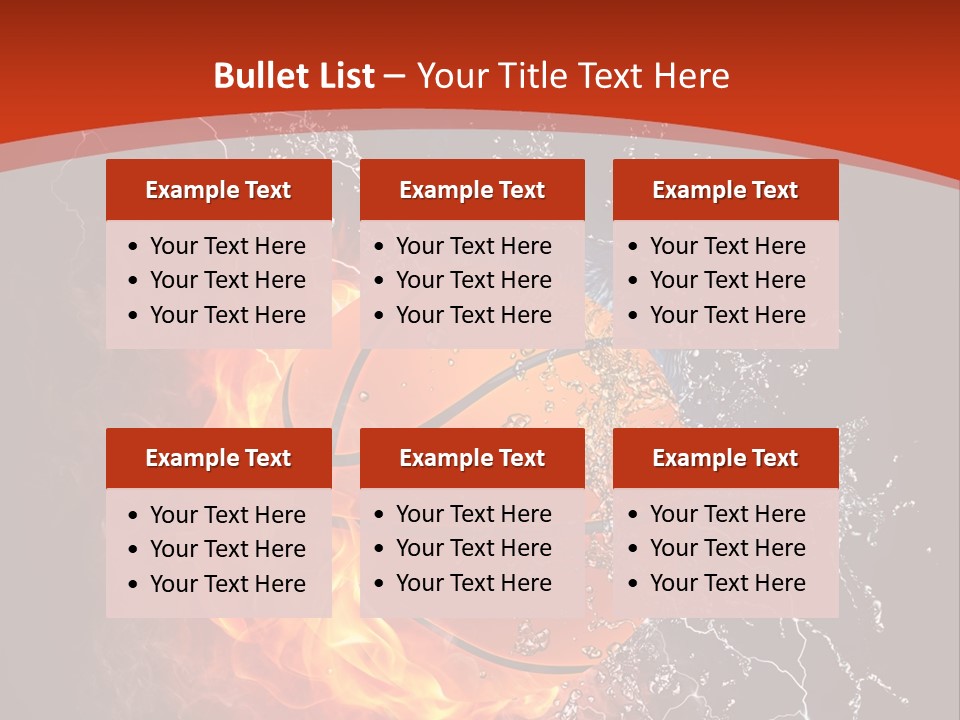 Nobody Red Liquid PowerPoint Template