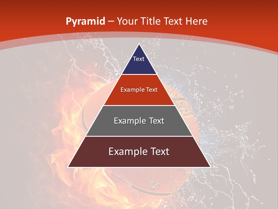 Nobody Red Liquid PowerPoint Template