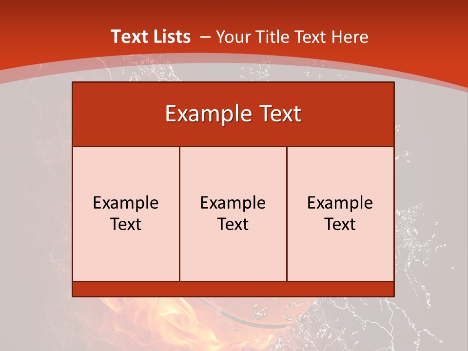 Nobody Red Liquid PowerPoint Template