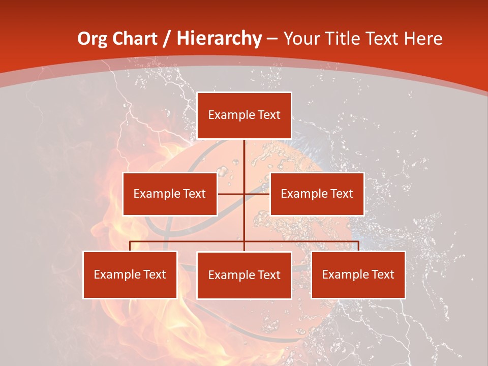 Nobody Red Liquid PowerPoint Template