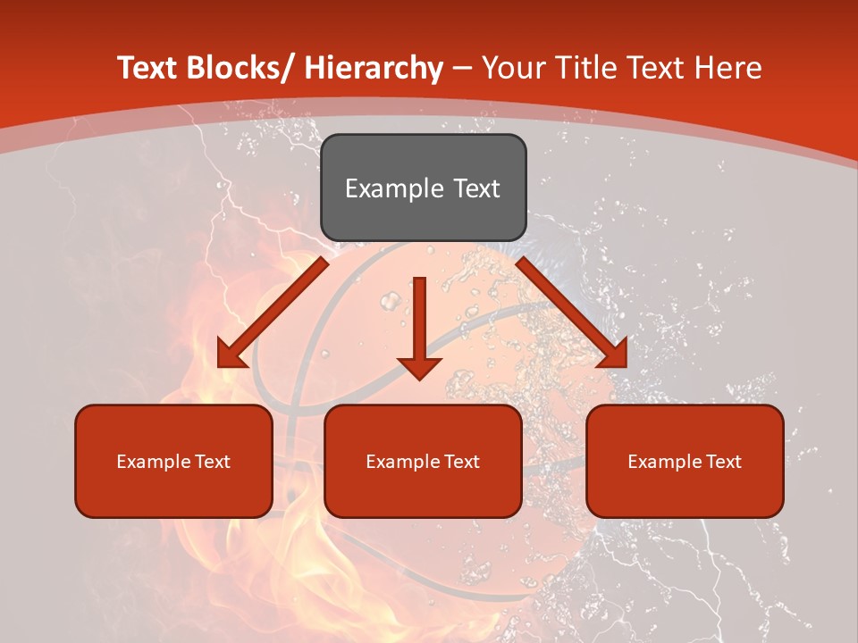 Nobody Red Liquid PowerPoint Template