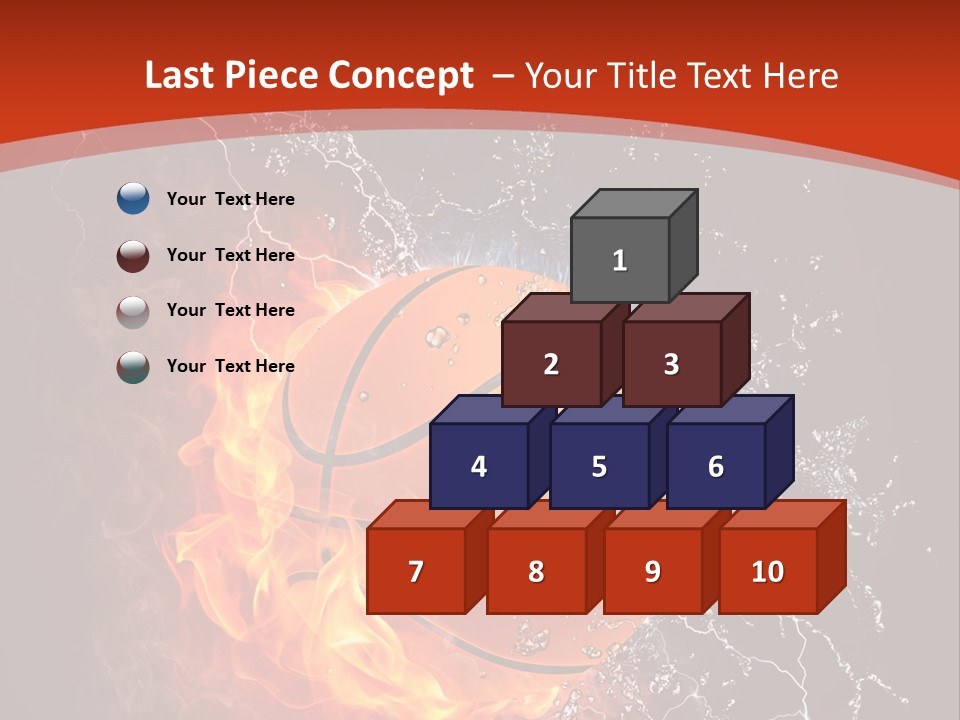 Nobody Red Liquid PowerPoint Template