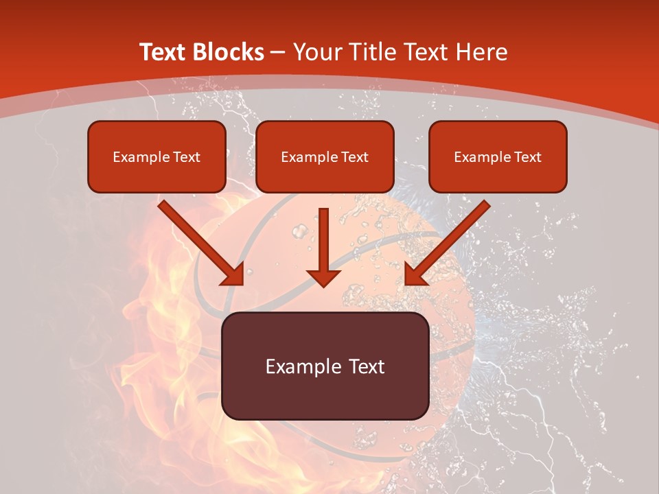 Nobody Red Liquid PowerPoint Template