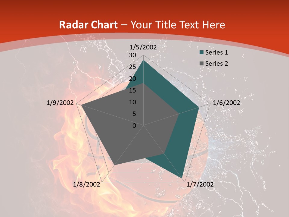 Nobody Red Liquid PowerPoint Template