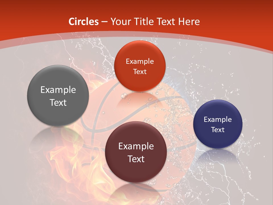 Nobody Red Liquid PowerPoint Template