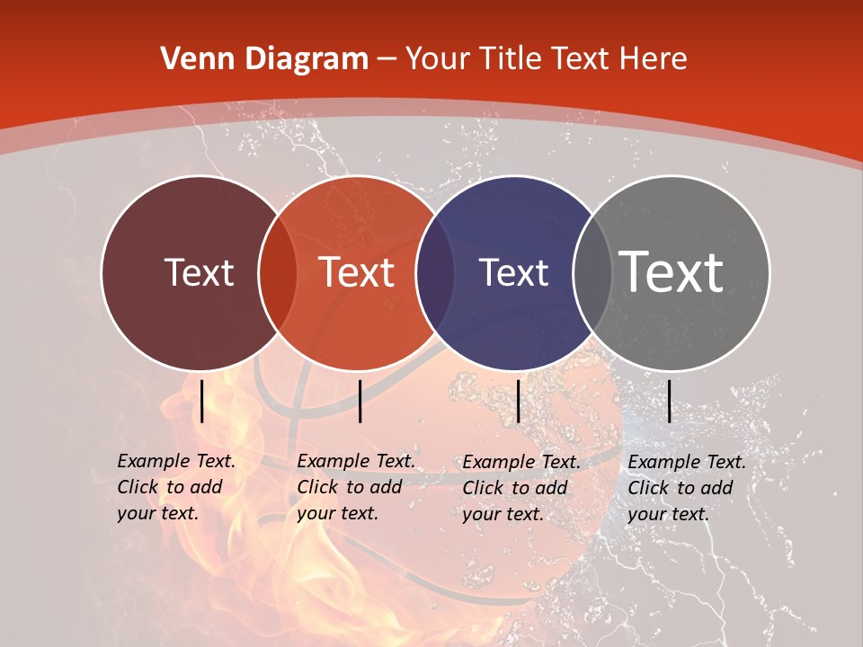 Nobody Red Liquid PowerPoint Template