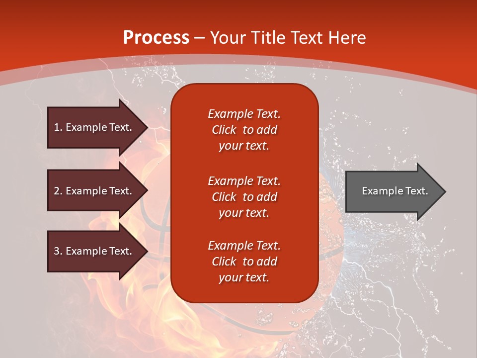 Nobody Red Liquid PowerPoint Template