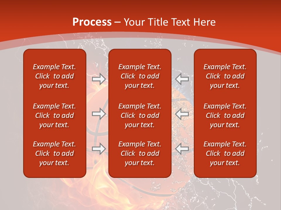 Nobody Red Liquid PowerPoint Template