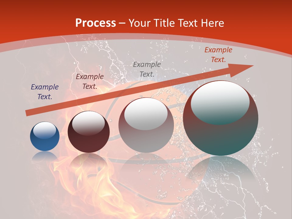 Nobody Red Liquid PowerPoint Template