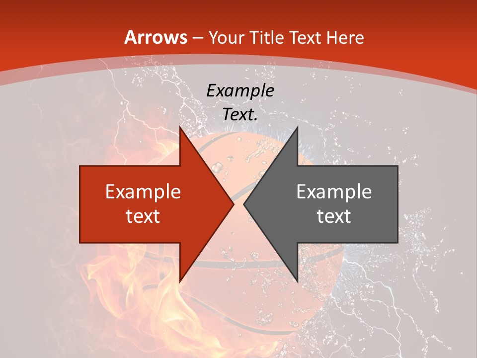 Nobody Red Liquid PowerPoint Template