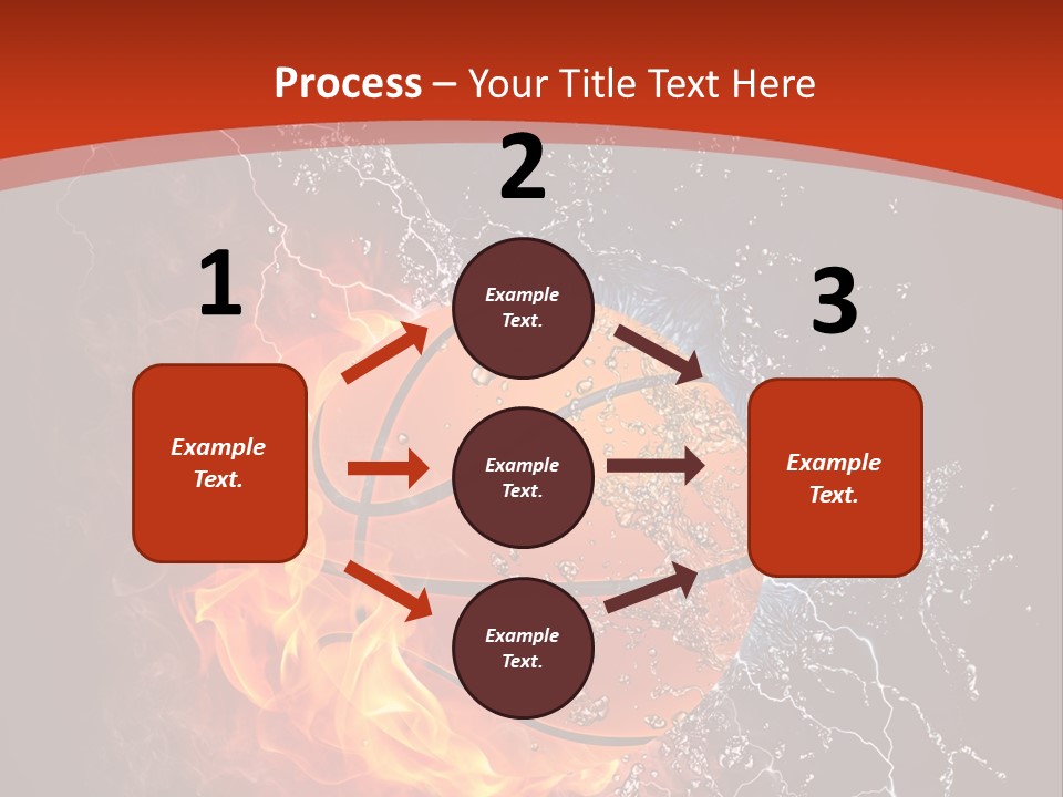 Nobody Red Liquid PowerPoint Template