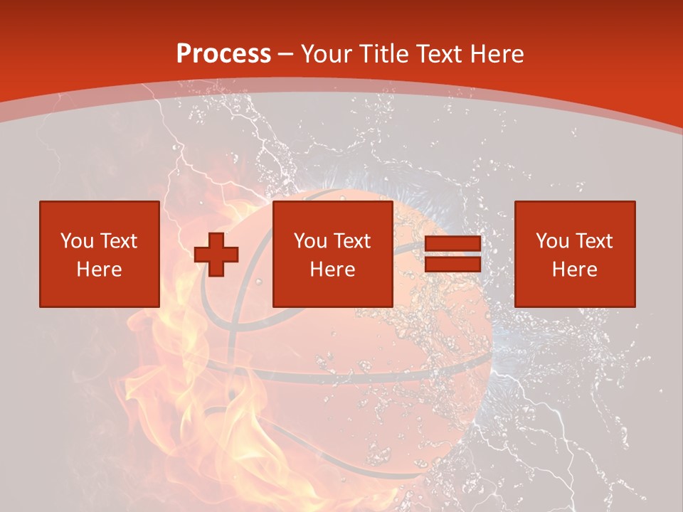 Nobody Red Liquid PowerPoint Template