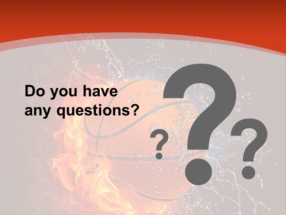 Nobody Red Liquid PowerPoint Template