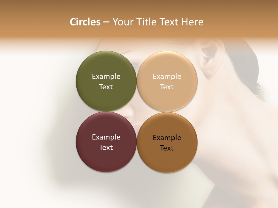 Woman Purity Complexion PowerPoint Template