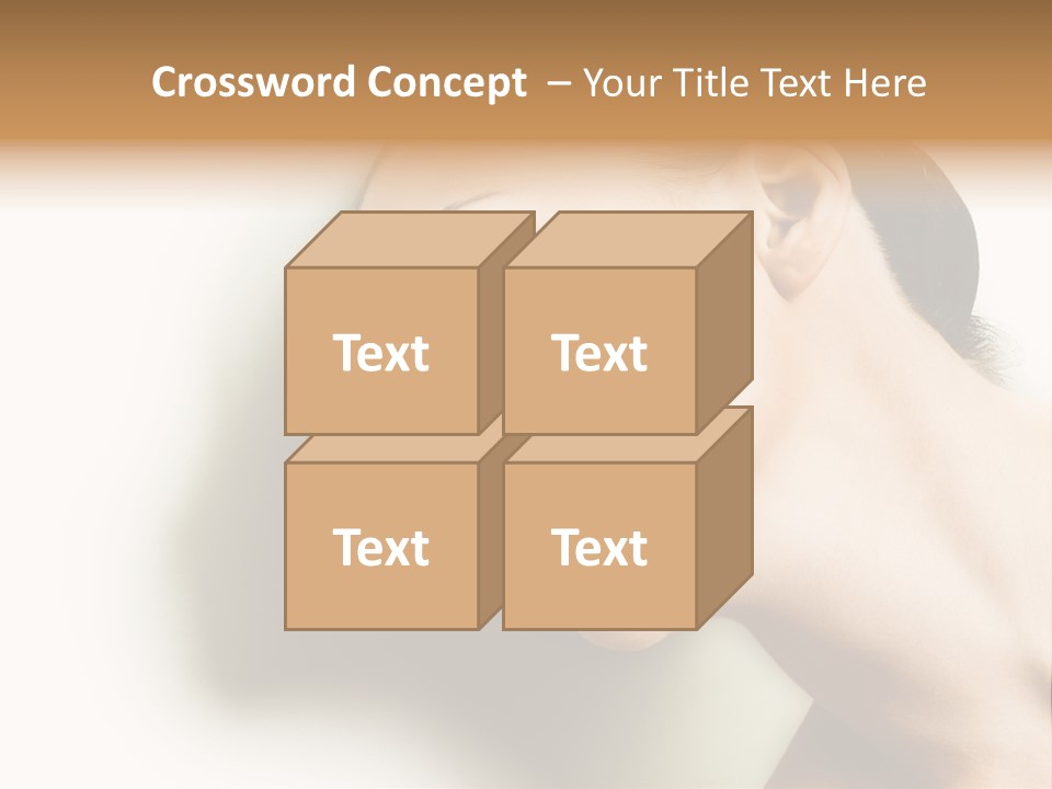 Woman Purity Complexion PowerPoint Template