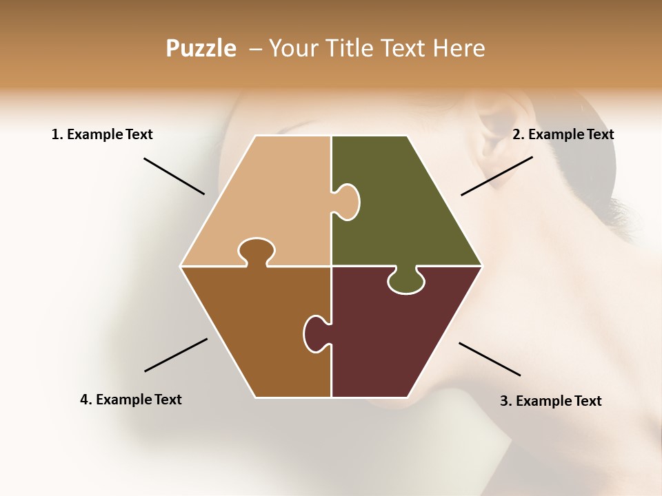 Woman Purity Complexion PowerPoint Template