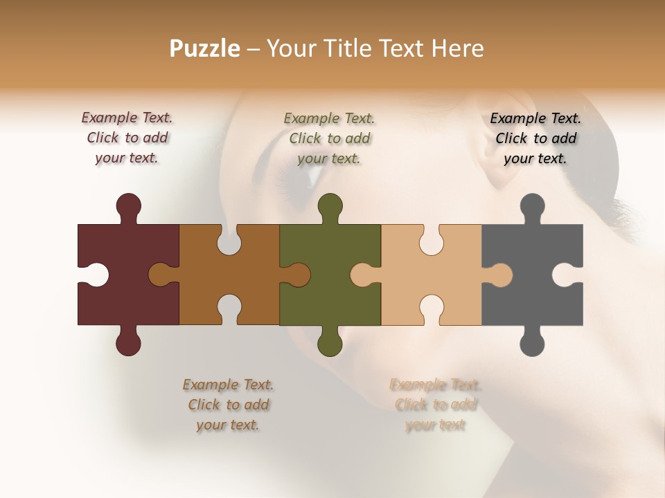 Woman Purity Complexion PowerPoint Template