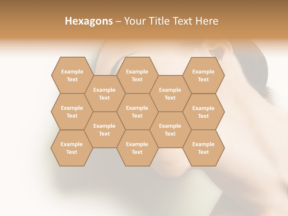 Woman Purity Complexion PowerPoint Template