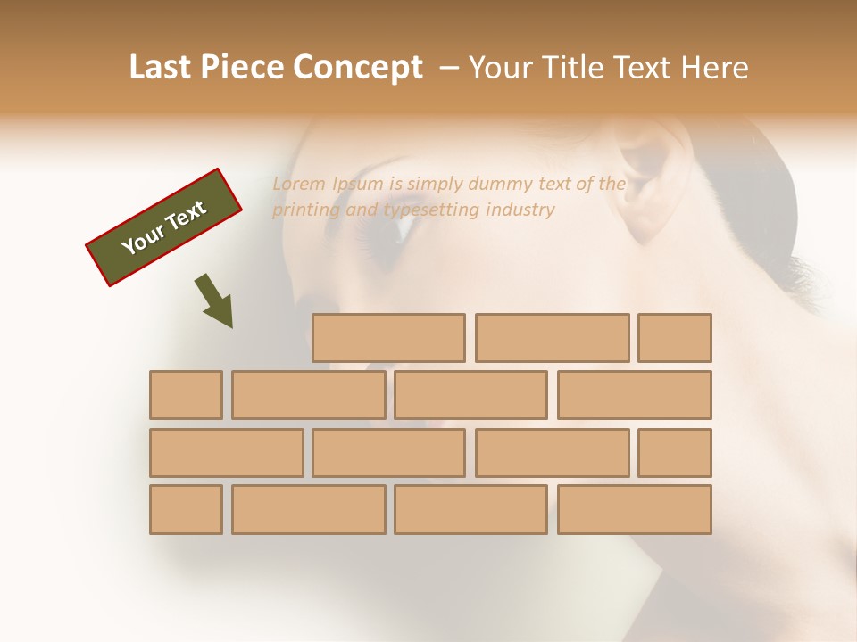 Woman Purity Complexion PowerPoint Template