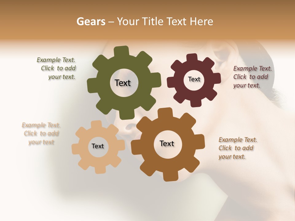 Woman Purity Complexion PowerPoint Template