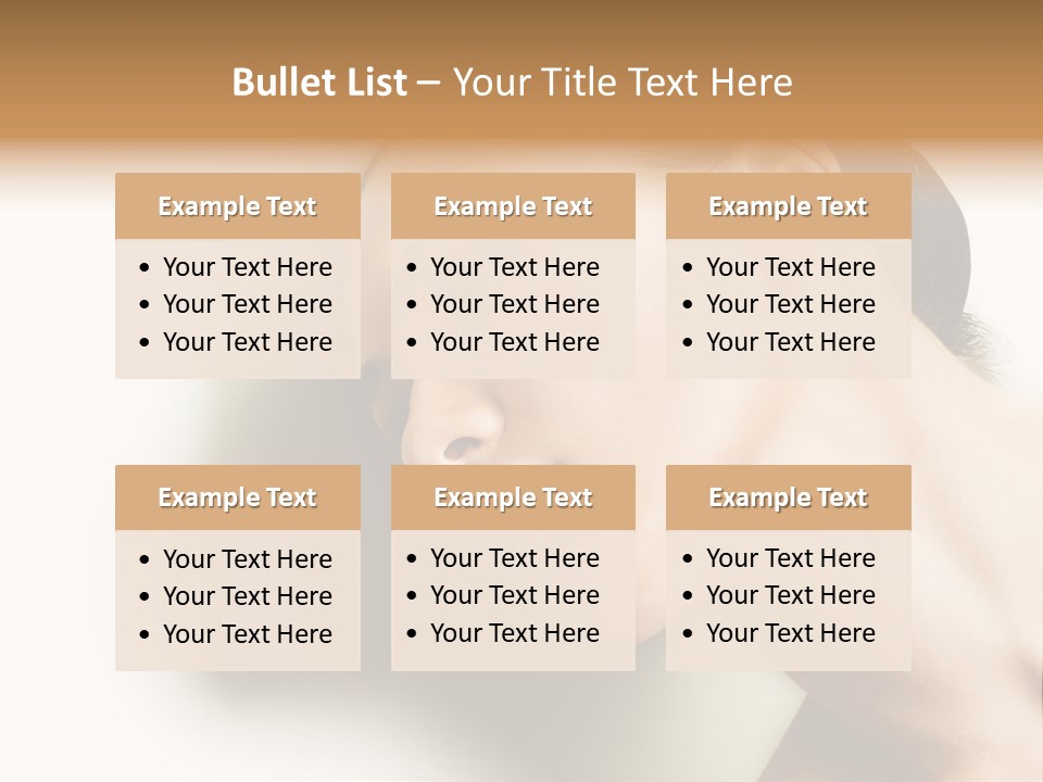 Woman Purity Complexion PowerPoint Template