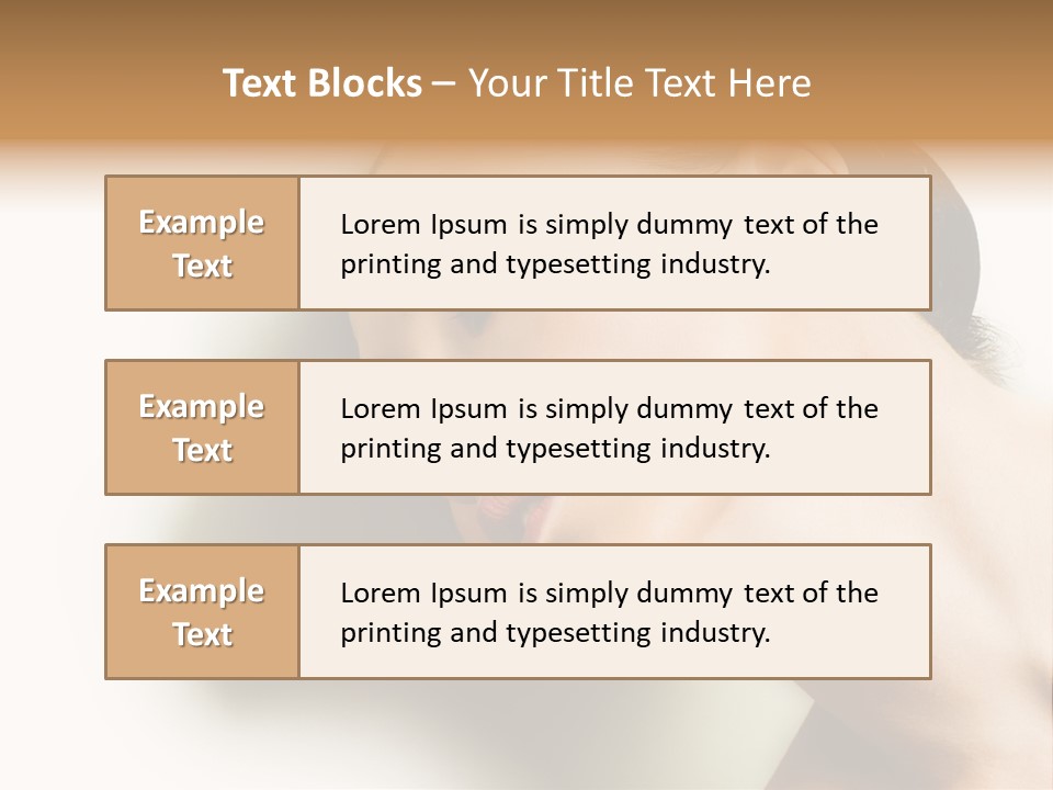 Woman Purity Complexion PowerPoint Template