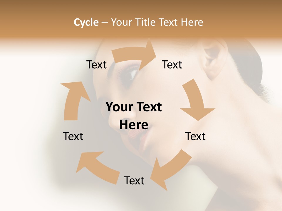 Woman Purity Complexion PowerPoint Template