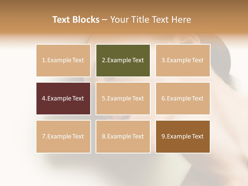 Woman Purity Complexion PowerPoint Template