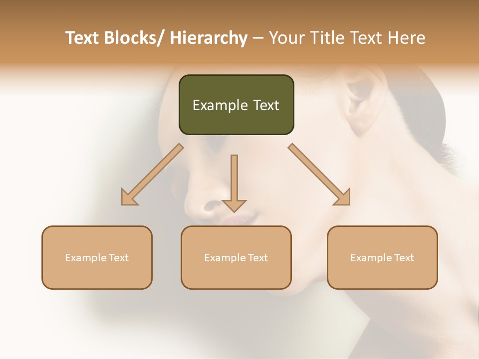 Woman Purity Complexion PowerPoint Template