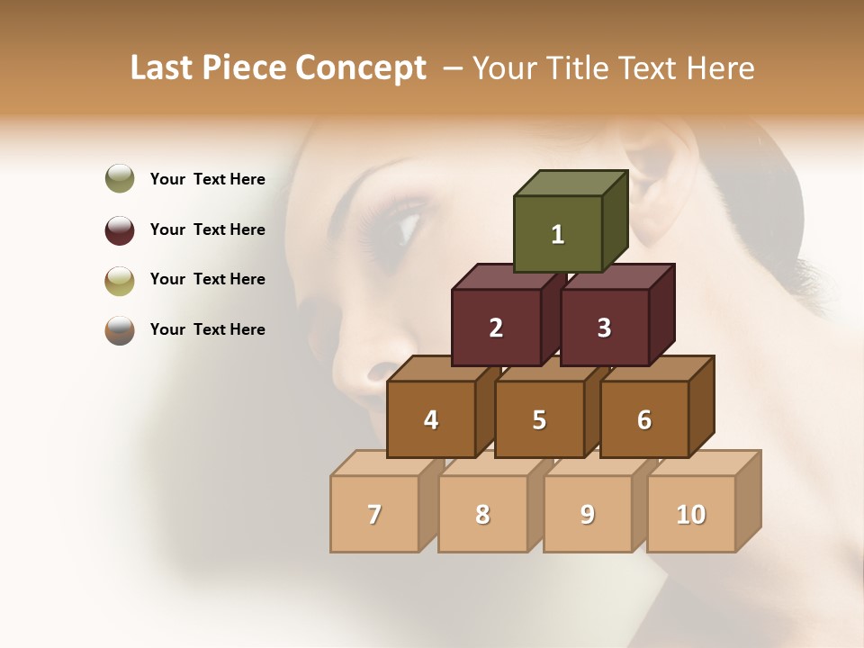 Woman Purity Complexion PowerPoint Template