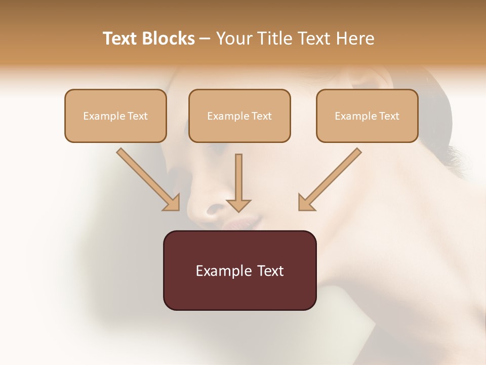 Woman Purity Complexion PowerPoint Template