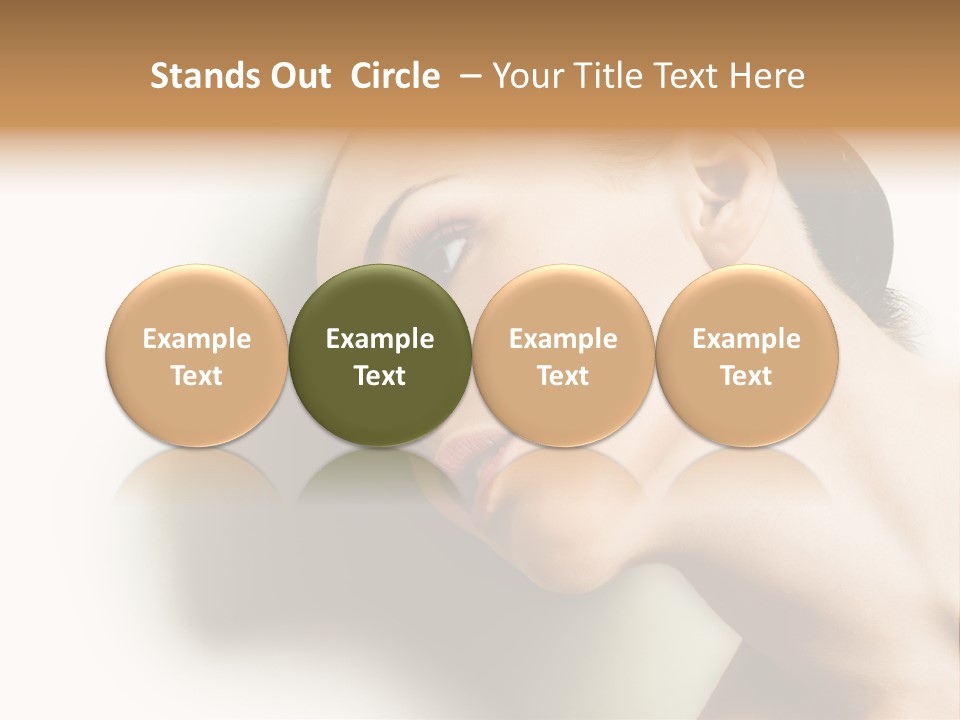 Woman Purity Complexion PowerPoint Template