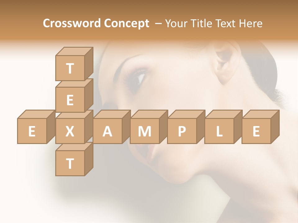 Woman Purity Complexion PowerPoint Template