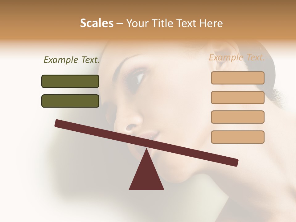 Woman Purity Complexion PowerPoint Template