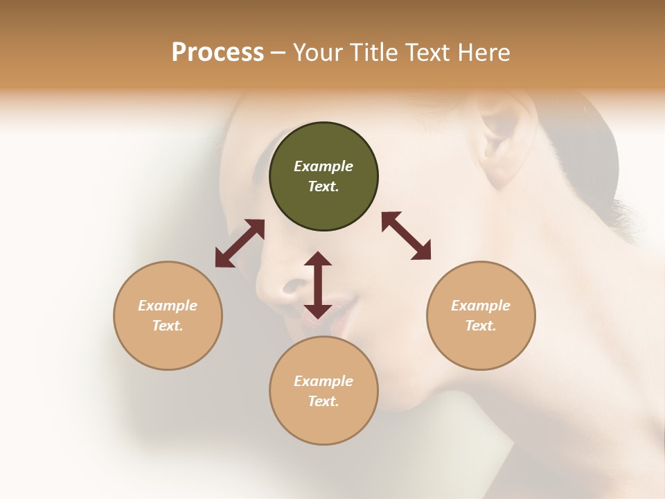 Woman Purity Complexion PowerPoint Template