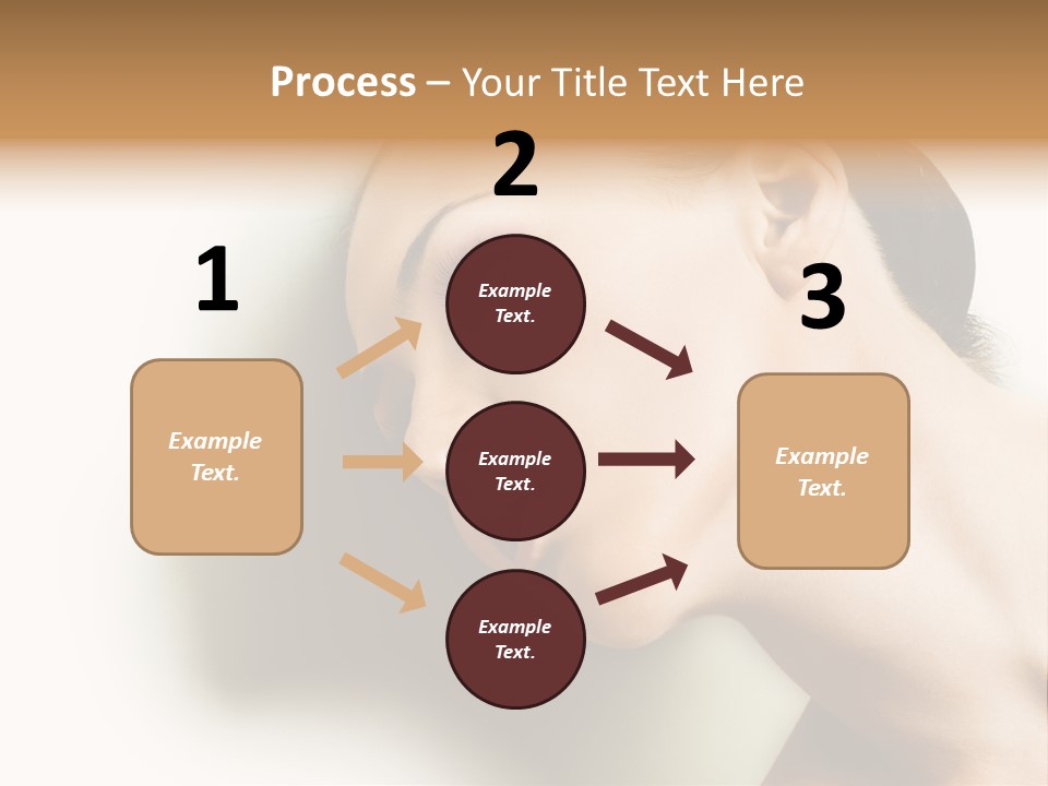 Woman Purity Complexion PowerPoint Template