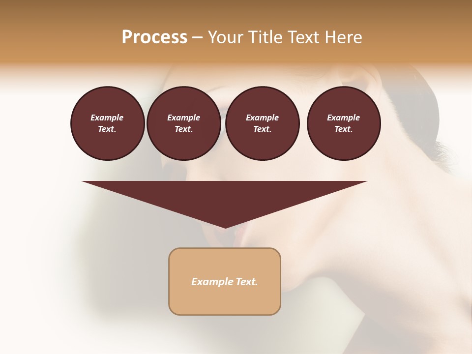Woman Purity Complexion PowerPoint Template