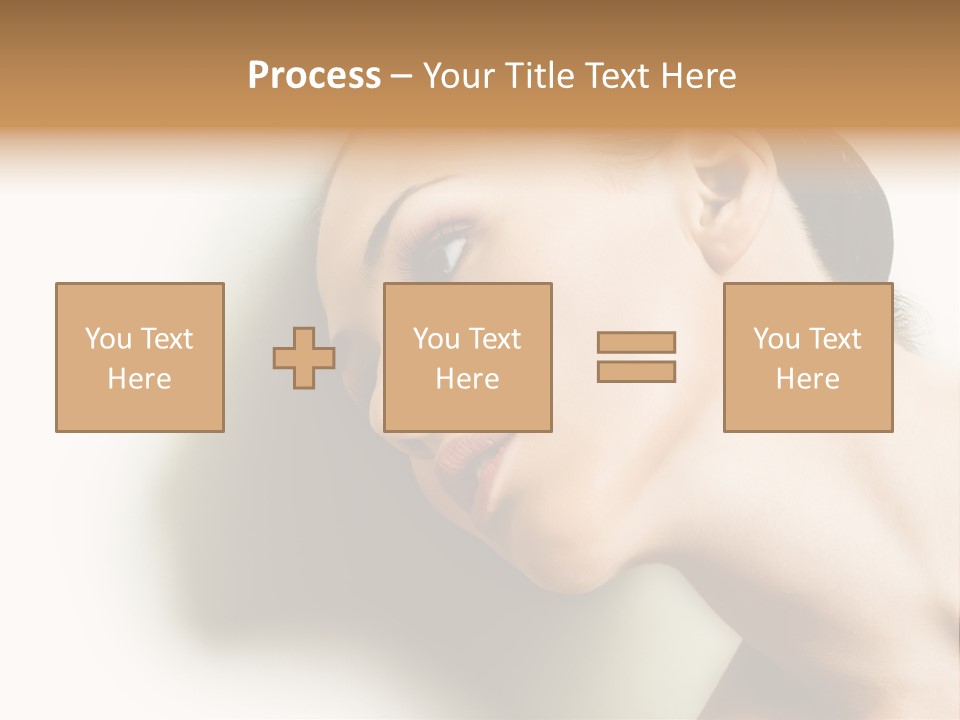 Woman Purity Complexion PowerPoint Template