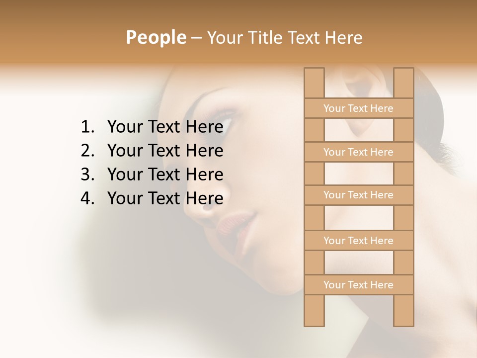 Woman Purity Complexion PowerPoint Template