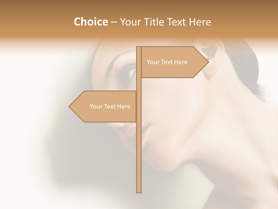 Woman Purity Complexion PowerPoint Template