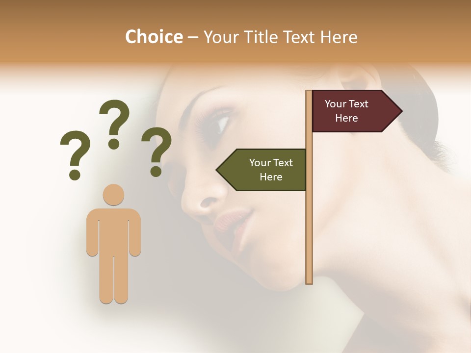 Woman Purity Complexion PowerPoint Template