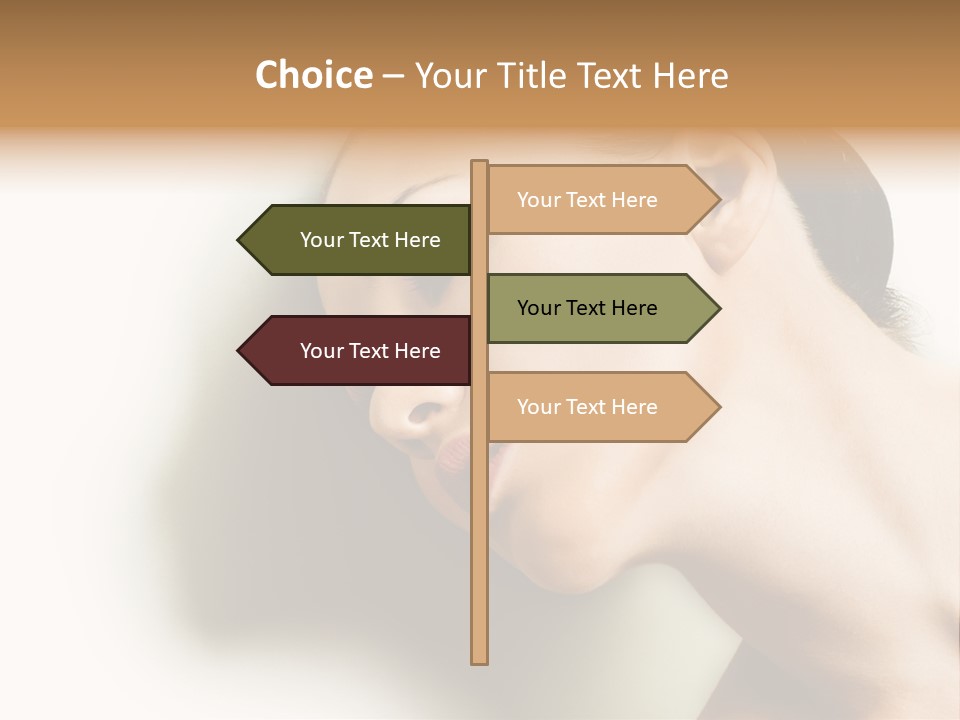 Woman Purity Complexion PowerPoint Template